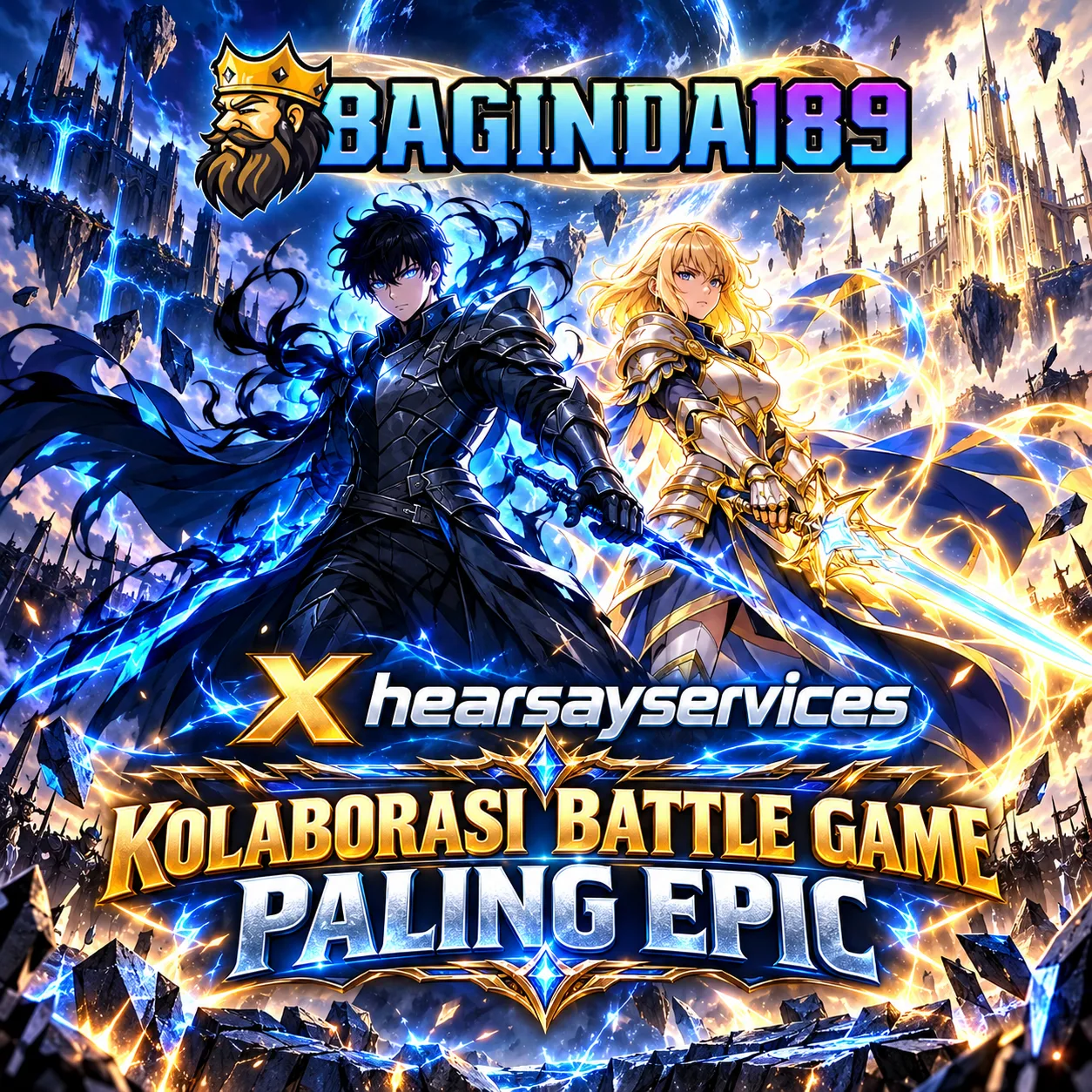 BAGINDA189 x hearsayservices | Kolaborasi Battle Game Paling Epic